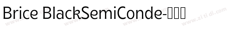 Brice BlackSemiConde字体转换
